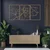 WallXpert metalni zidni ukras DCV-1117-MT, linijski cvetovi u 3 rama, 3 dela, 30 x 50 cm, zlatni