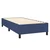 Krevet box spring s madracem LED plavi 100x200 cm od tkanine