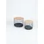 Hanah Home set klub stolova Ligna, atlantski bor / crni