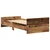 Vidaxl Posteljni okvir brez vzmetnice star les 75x190 cm