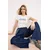 Trendyol Milla Ženska majica TWOSS26TS00071, Bela