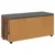 Klupa za hodnik s jastukom Staro drvo 100 x 38 x 46 cm