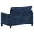 Vidaxl Kavč Temno modra 126 x 81 x 87,5 cm Poliester