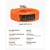 VEVOR Vlečni trak 508x610 cm oranžen