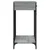 Konzolni stol siva boja hrasta 100x39x78,5 cm konstruirano drvo