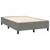Vidaxl Box spring postelja z vzmetnico temno siva 120x200 cm blago