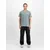 ALPHA INDUSTRIES Majica modra/siva/bela