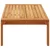 Vidaxl Vrtna miza 100x50x27 cm trden akacijev les