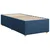 Vidaxl Box spring postelja z vzmetnico modra 100x200 cm blago