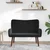 Sofa za dvije osobe Crna 115 x 61 x 87 cm Baršun