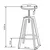 eoshop Barski stol H-64
