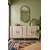 Hanah Home komoda Ilay 150, 150 cm, bela / travertin / srebrna