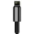 BASEUS Baseus Tungsten USB - Lightning kabel 2m 2.4A - črn