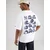 NEW ERA Majica NEYYAN  safir / bela