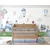 Wallity Tapete za zid MDK-00113, 100x100 cm, Šarena