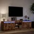 TV ormarić s LED svjetlima boja hrasta 180x34x50 cm drveni