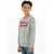 Levis  Puloverji BATWING CREWNECK  Siva
