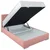 Carryhome POSTELJA Z VZMETNICO 120 cm  x 200 cm , tekstil roza