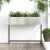 Povišeni Vrtni Planter Srebrno 100 x 26 x 82 cm Cinkani čelik
