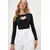 Trend Alacati Stili Ženska bluza ALC-X7995, Crna
