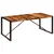 Vidaxl Jedilna miza 200x100x75 cm trden palisander