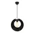Opviq Luster Kruh , 30cm, Crni