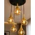 Luster na sajli LACRIMA HONEY 5xE27/60W/230V, prečnik 45 cm