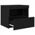 Noćni ormar 2 pcs Crni hrast 50 x 40 x 45 cm Konstruirano drvo