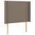 vidaXL Box spring postelja z vzmetnico taupe 90x200 cm blago