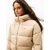 Tommy Jeans Zimska jakna brokat/svetlo rjava