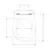 Smart Fix Plus Black WC daska slim