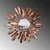 Wallity Ogledalo Mirror Sun 3, 75x75x4cm, Šareno
