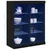 LED komoda Crni hrast 81 x 37 x 100 cm Konstruirano drvo