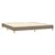 Vidaxl Box spring postelja z vzmetnico taupe 200x200 cm blago
