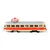 Rappa Kovinski češki retro tramvaj 16 cm PRAGA