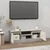 TV ormarić s vratima siva boja betona 102 x 30 x 36 cm