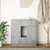 Komoda s ladicama i vratima beton siva 70,5x34x74,5 cm