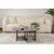 Hanah Home Klub sto Moira, O90x41cm, Sivi