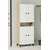 Hanah Home cipelarnik Jerma, 63,5 cm, hrast Sonoma / beli