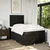 vidaXL vidaXL Box spring postelja z vzmetnico črna 120x190 cm blago, (21309059)