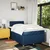 vidaXL vidaXL Box spring postelja z vzmetnico modra 120x190 cm blago, (21309089)