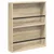 Polica za časopise s policom 2 pcs Sonoma hrast 60 x 12 x 70 cm
