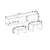 HANAH HOME TV polica Nest Travertine Warm Oak