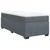 Vidaxl Box spring postelja z vzmetnico temno siva 90x200 cm žamet