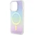 Guess GUHMP15XHITSU iPhone 15 Pro Max 6.7 purple hardcase IML Iridescent MagSafe (GUHMP15XHITSU)