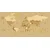 Slika na pluti zemljevid sveta v bež odtenku - 120x60 peg