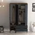 Hanah Home Garderober Kumsal ST, 120x47.5x201.4 cm, Antracit