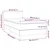 Vidaxl Box spring postelja z vzmetnico LED krem 80x200 cm blago