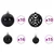 Umjetno božićno drvce s nogom Zelena 210 cm PVC i čelik