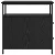 Noćni ormar Crni hrast 30 x 60 x 60 cm Konstruirano drvo